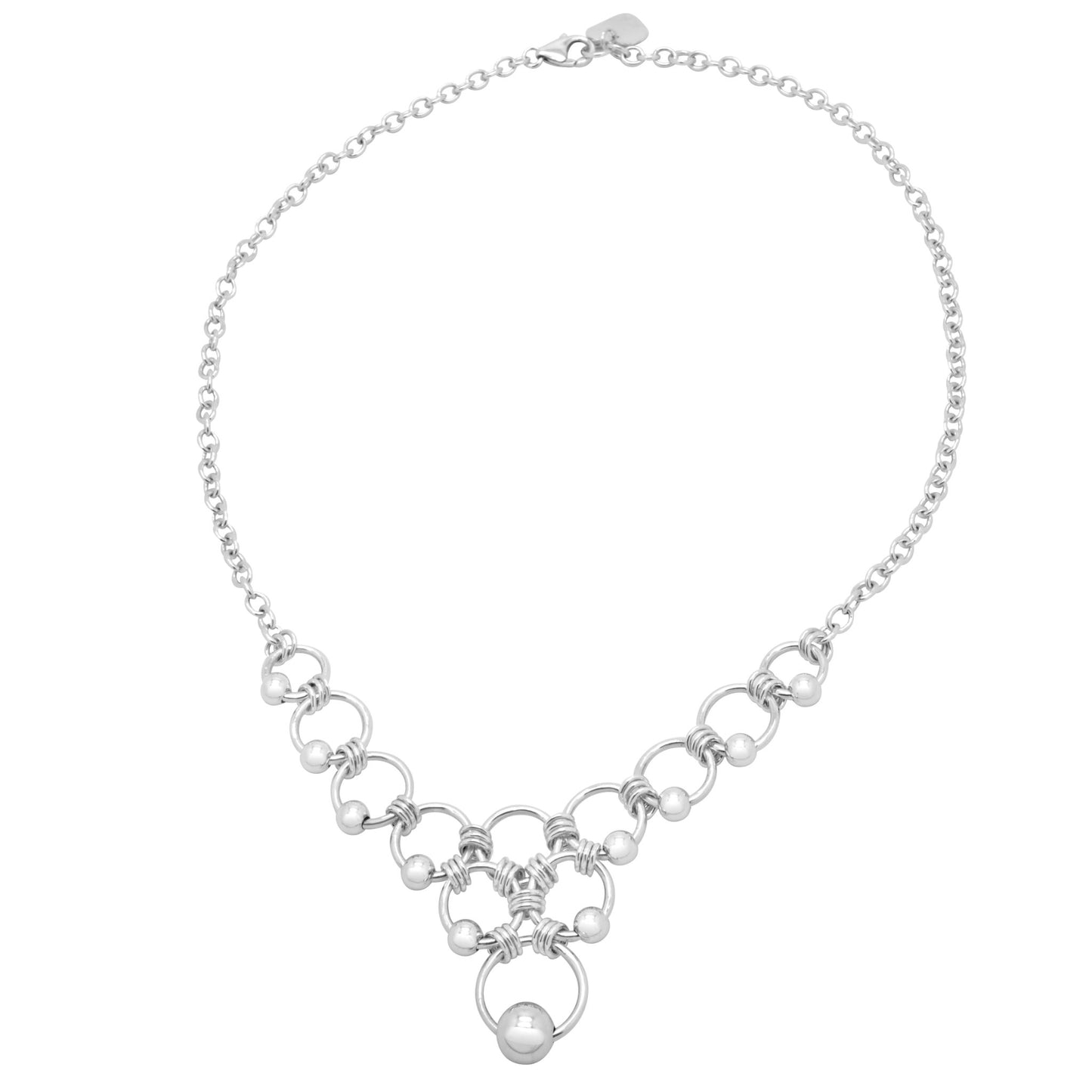 Eastern Promises Beaded Rings V Necklace