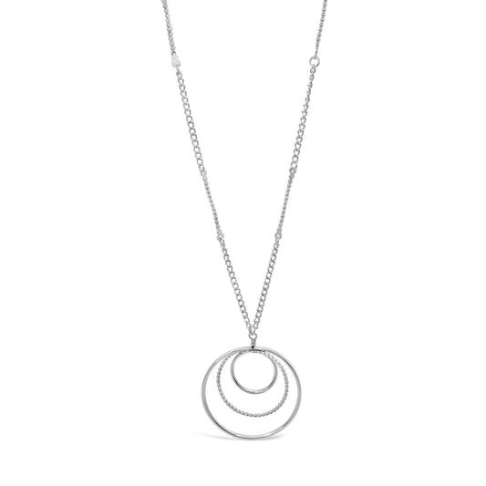 Harmony Circle Pendant Short Necklace