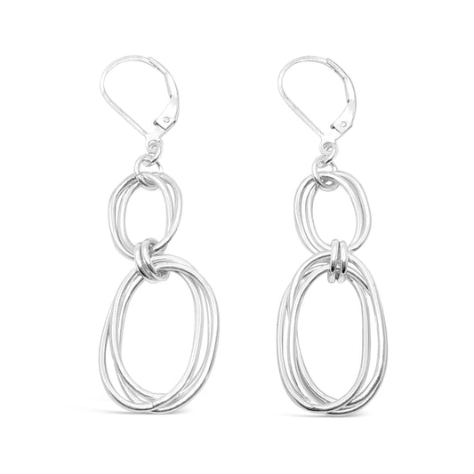 Integrity Double Oval Leverback Earrings