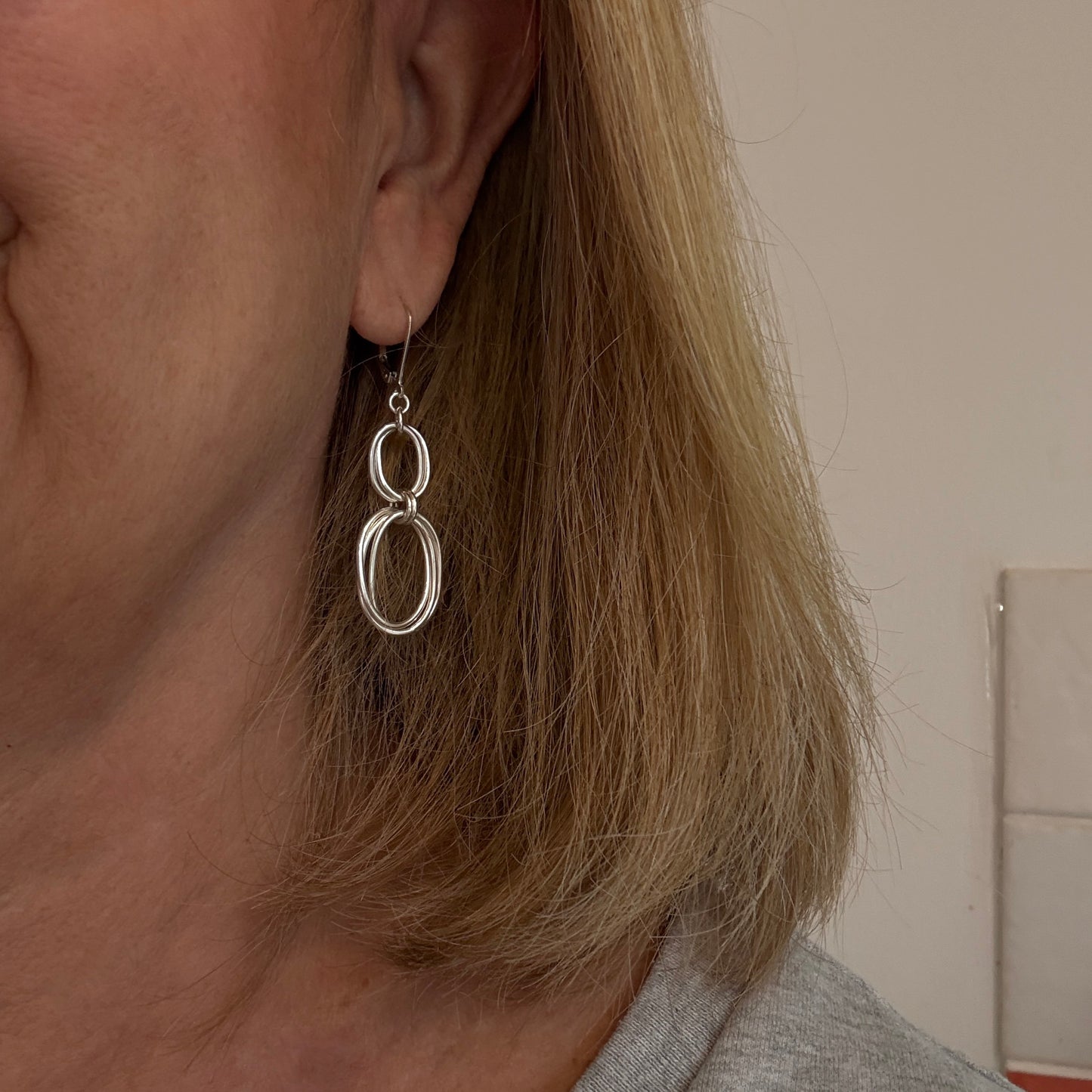Integrity Double Oval Leverback Earrings