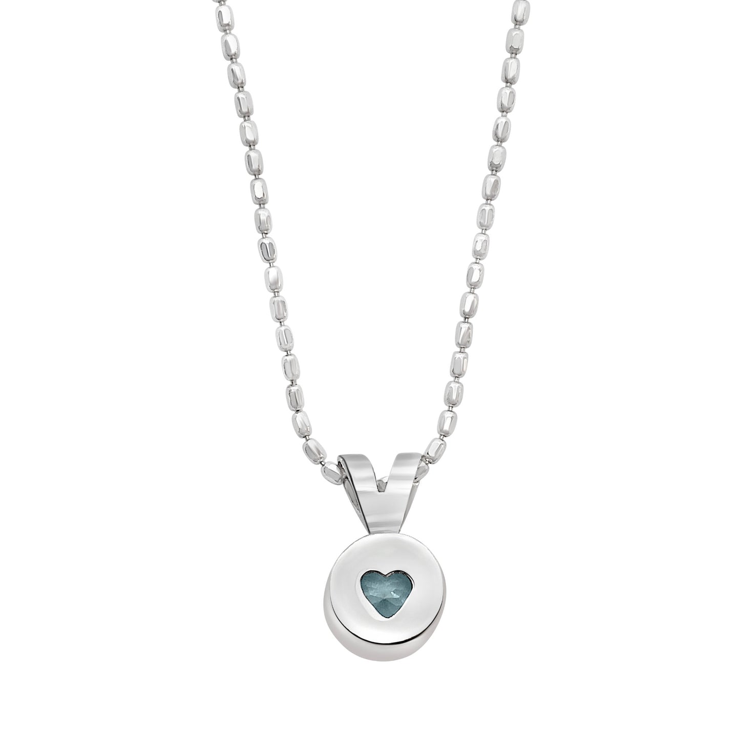 Loyalty Round Gemstone Pendant Necklace