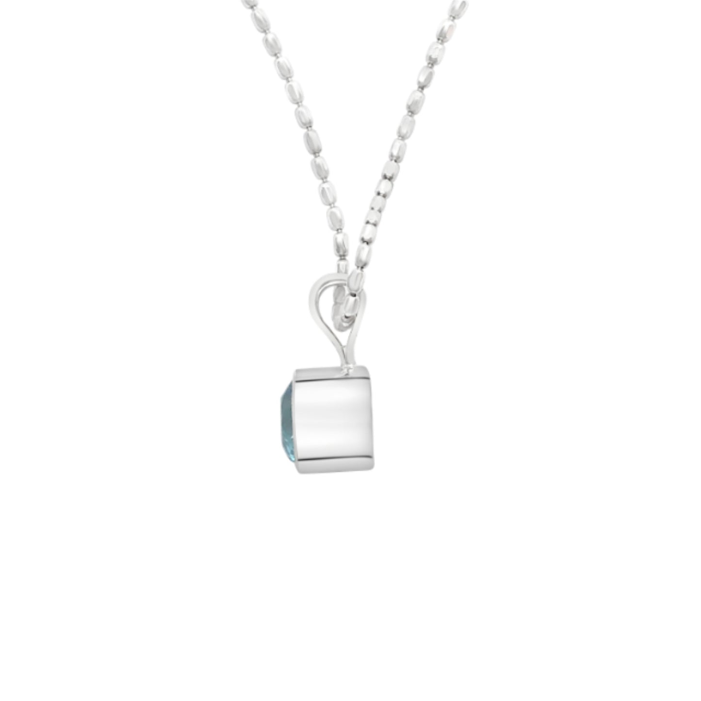 Loyalty Round Gemstone Pendant Necklace