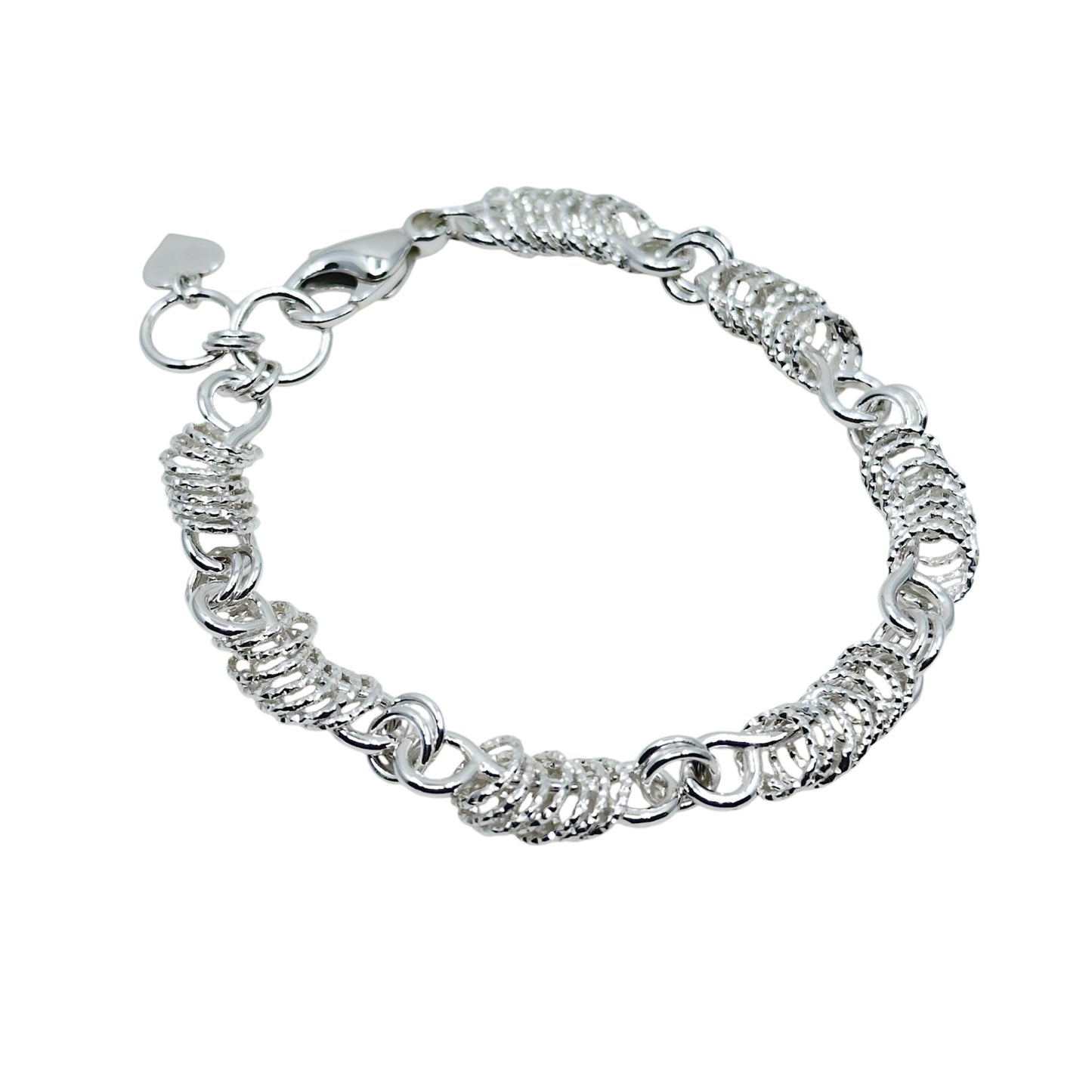 Sincerity Floating Rings Link Bracelet
