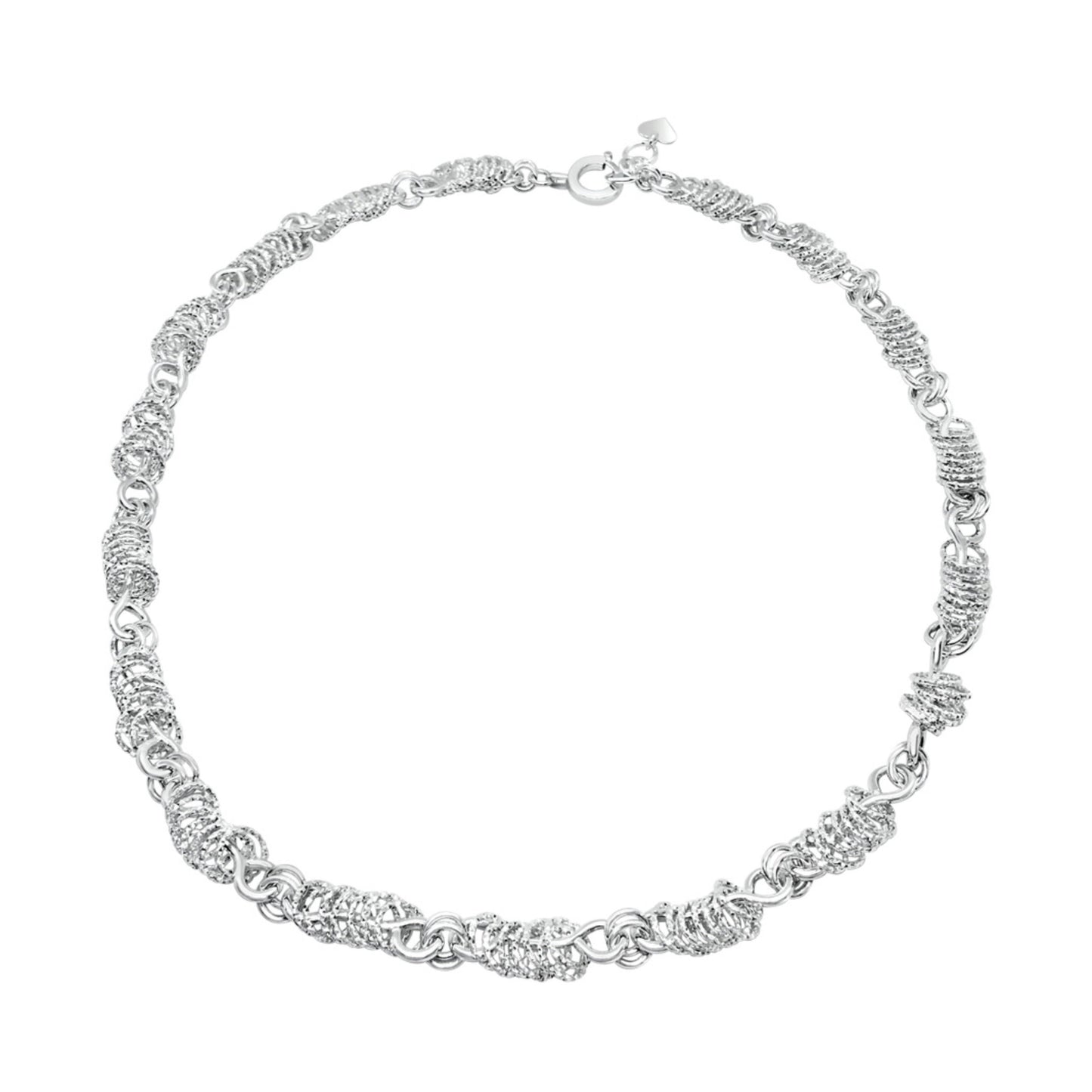 Sincerity Floating Rings Statement Necklace