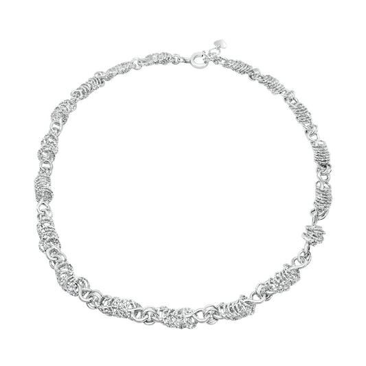 Sincerity Floating Rings Statement Necklace