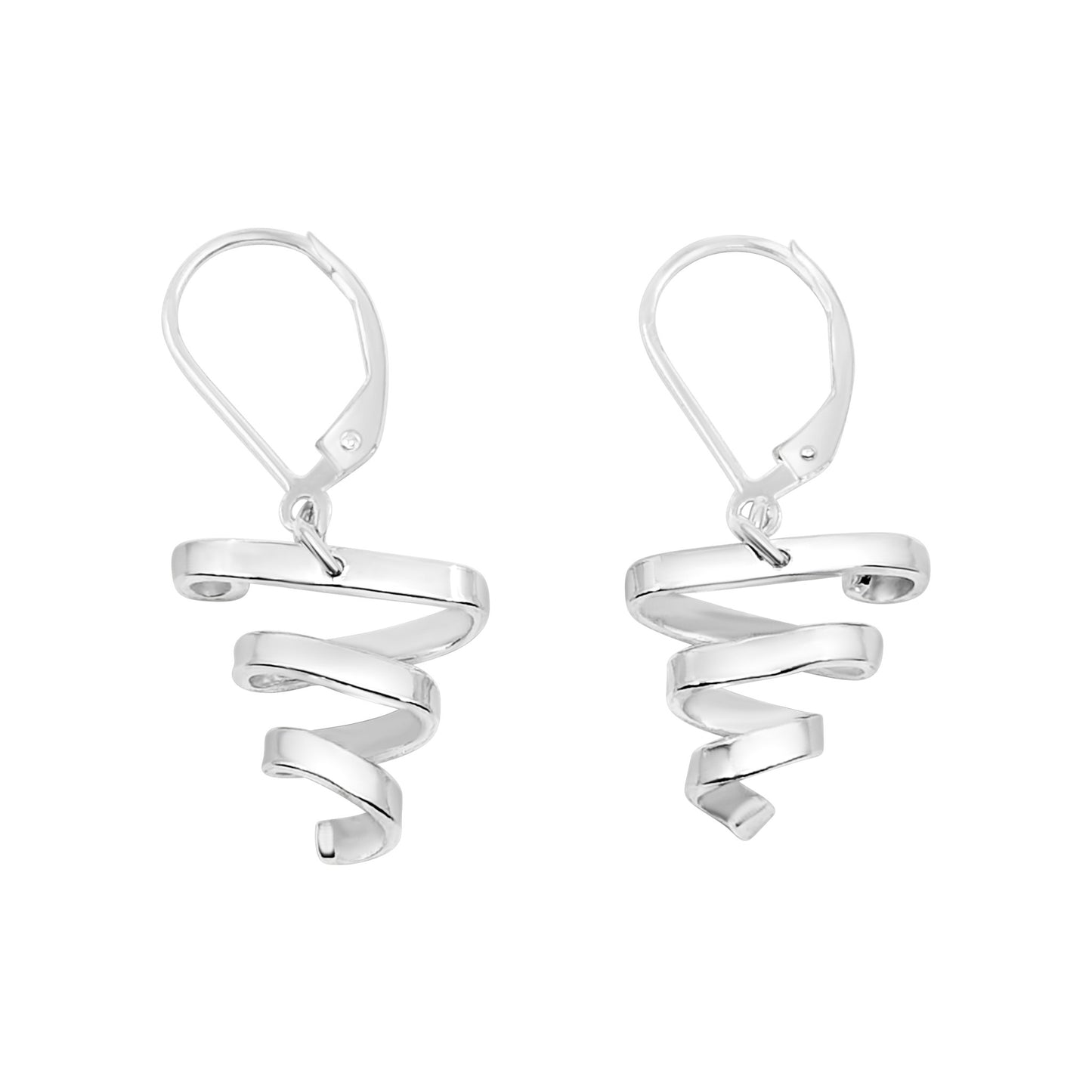 Synergy Wavy Dainty Leverback Earrings