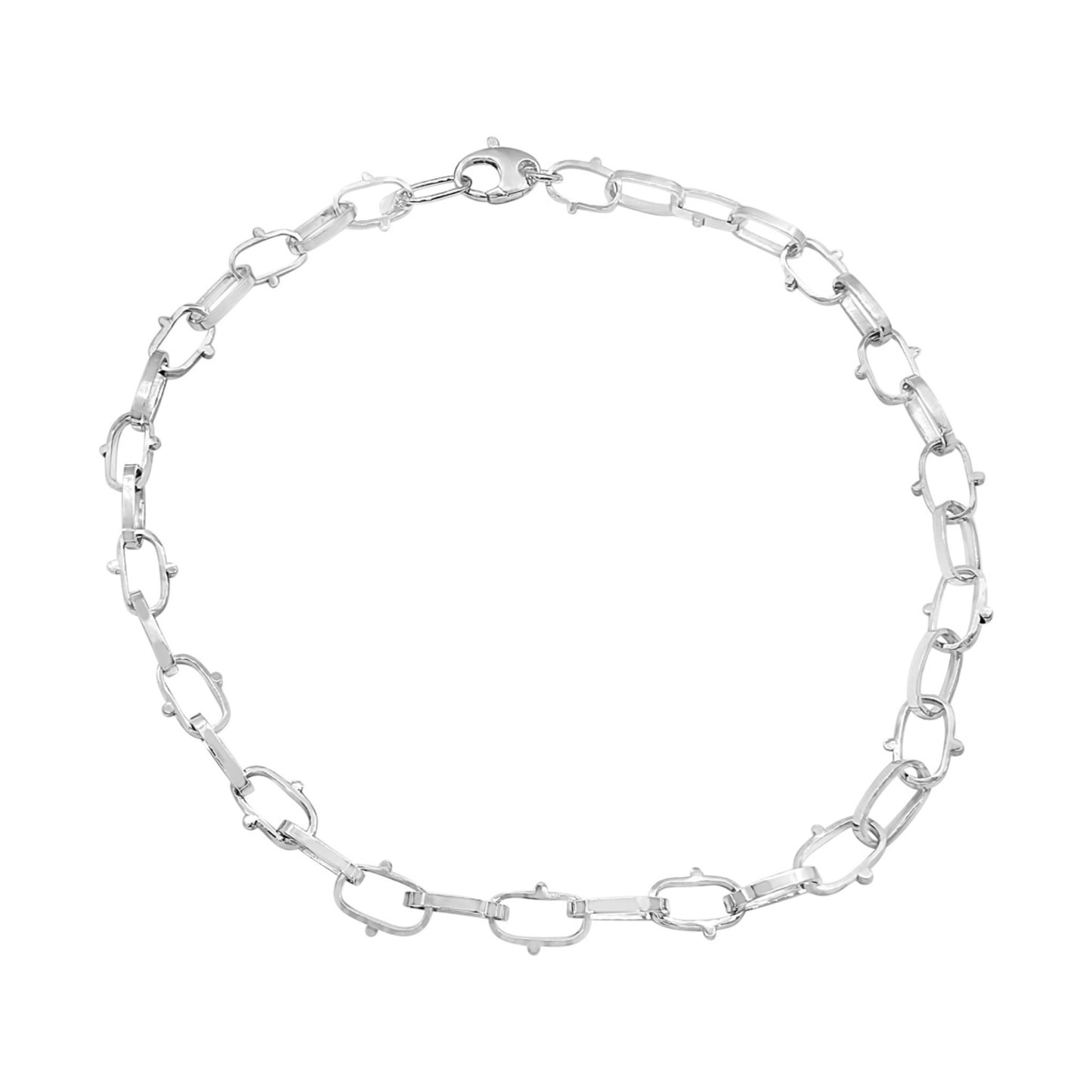 Tranquility Fancy Chain Link Statement Necklace